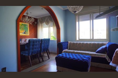 Sala  de apartamento à venda com 3 quartos, 64m² em São Sebastião, Porto Alegre