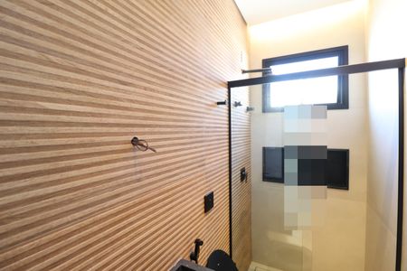 Casa de condomínio para alugar com 400m², 4 quartos e 6 vagasBanheiro da Varanda