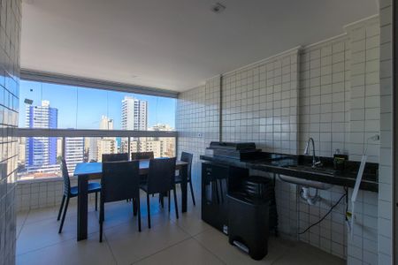 Sacada  de apartamento para alugar com 3 quartos, 98m² em Aviação, Praia Grande