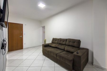 Sala de apartamento para alugar com 1 quarto, 46m² em Cidade Ocian, Praia Grande