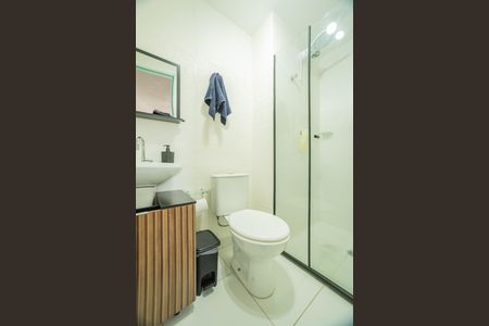 Banheiro da Suíte de apartamento à venda com 1 quarto, 30m² em Planalto Paulista, São Paulo