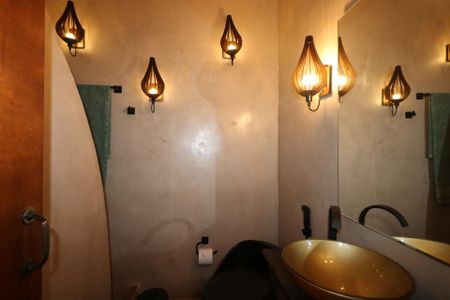 Banheiro de kitnet/studio para alugar com 1 quarto, 15m² em Jardim Sao Caetano, São Caetano do Sul