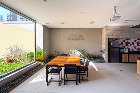 Apartamento à venda com 36m², 1 quarto e sem vagaespaço jogos telao