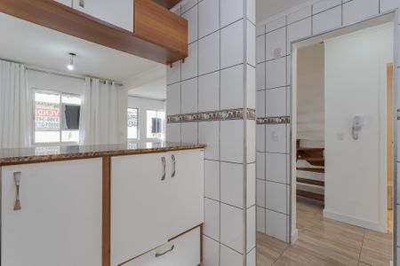 Cozinha de casa de condomínio à venda com 3 quartos, 115m² em Parque Santa Fé, Porto Alegre