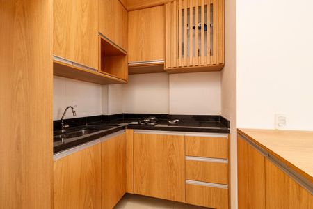 Cozinha de apartamento para alugar com 1 quarto, 29m² em Vila Mazzei, São Paulo