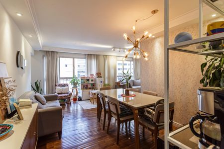 Sala de apartamento para alugar com 3 quartos, 110m² em Indianópolis, São Paulo