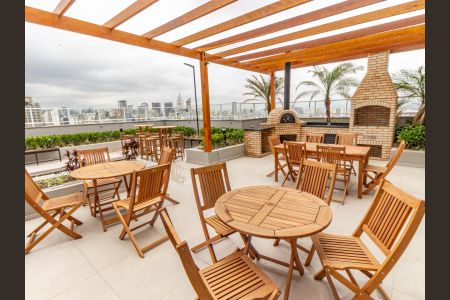 Apartamento à venda com 29m², 1 quarto e sem vaga Apartamento à venda com 29m², 1 quarto e sem vagaÁrea comum - Churrasqueira