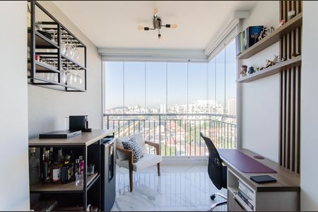 Varanda da Sala de apartamento à venda com 2 quartos, 55m² em Ipiranga, São Paulo