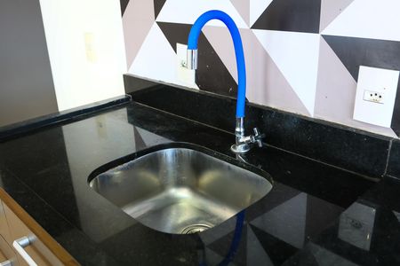 cozinha de apartamento para alugar com 2 quartos, 42m² em Parque Reboucas, São Paulo