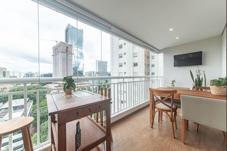 Varanda de apartamento para alugar com 3 quartos, 95m² em Chácara Santo Antônio (zona Sul), São Paulo