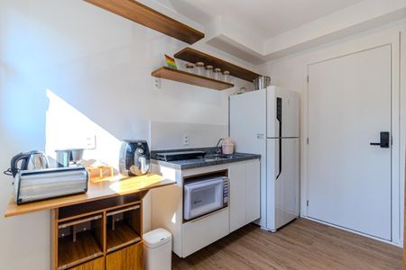 Studio para alugar com 25m², 1 quarto e sem vaga Studio para alugar com 25m², 1 quarto e sem vagaCozinha