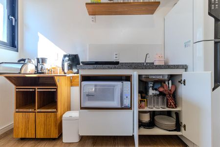 Studio para alugar com 25m², 1 quarto e sem vaga Studio para alugar com 25m², 1 quarto e sem vagaCozinha