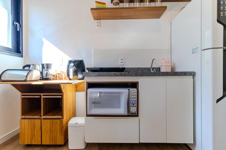 Studio para alugar com 25m², 1 quarto e sem vaga Studio para alugar com 25m², 1 quarto e sem vagaCozinha