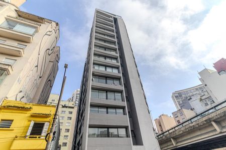 Studio para alugar com 25m², 1 quarto e sem vaga Studio para alugar com 25m², 1 quarto e sem vagaFachada