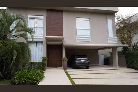 Fachada de casa de condomínio à venda com 4 quartos, 485m² em Residencial Tambore Iii, Santana de Parnaíba