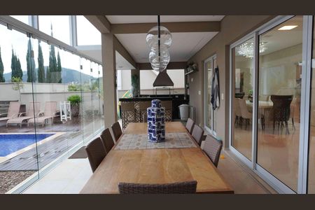 Área externa de casa de condomínio à venda com 4 quartos, 485m² em Residencial Tambore Iii, Santana de Parnaíba