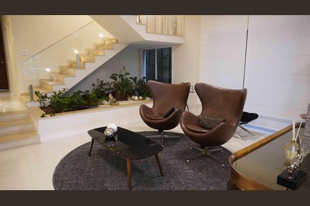 Sala Estar de casa de condomínio à venda com 4 quartos, 485m² em Residencial Tambore Iii, Santana de Parnaíba