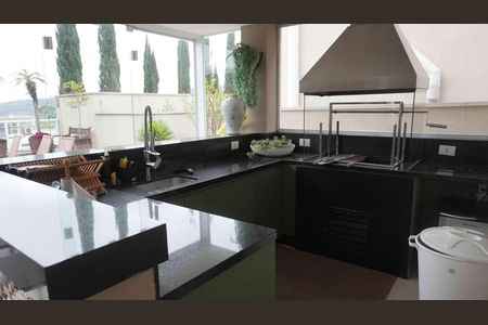 Churrasqueira de casa de condomínio à venda com 4 quartos, 485m² em Residencial Tambore Iii, Santana de Parnaíba