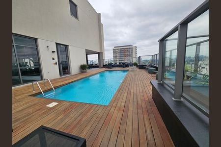 Studio para alugar com 26m², 1 quarto e sem vaga Studio para alugar com 26m², 1 quarto e sem vagaÁrea comum - Piscina