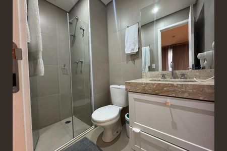 Studio para alugar com 34m², 1 quarto e 1 vaga Studio para alugar com 34m², 1 quarto e 1 vagaBanheiro