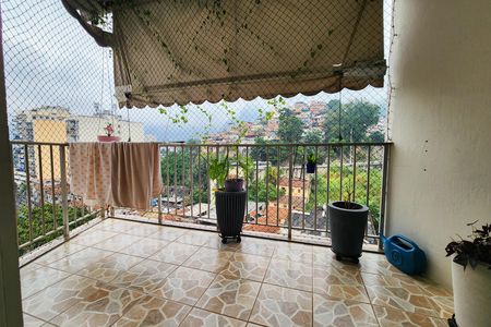 Varanda  de apartamento à venda com 1 quarto, 54m² em Engenho Novo, Rio de Janeiro