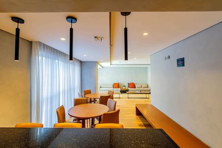 Studio para alugar com 20m², 1 quarto e sem vaga Studio para alugar com 20m², 1 quarto e sem vagaÁrea comum - Salão de festas