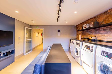 Studio para alugar com 20m², 1 quarto e sem vaga Studio para alugar com 20m², 1 quarto e sem vagaÁrea comum - Lavanderia
