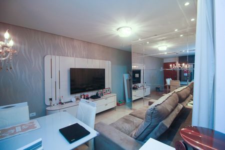 Sala de apartamento à venda com 2 quartos, 162m² em Vila Valparaíso, Santo André