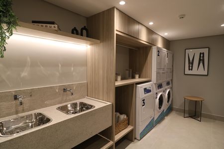 Studio à venda com 31m², 1 quarto e sem vagaLavanderia