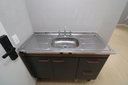 Studio à venda com 31m², 1 quarto e sem vagaCozinha