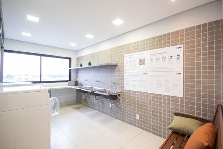Apartamento para alugar com 48m², 2 quartos e 1 vaga Apartamento para alugar com 48m², 2 quartos e 1 vagaLavanderia