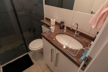 Casa de condomínio para alugar com 102m², 3 quartos e 2 vagas Casa de condomínio para alugar com 102m², 3 quartos e 2 vagasBANHEIRO QUARTO Nº 1 - SUITE