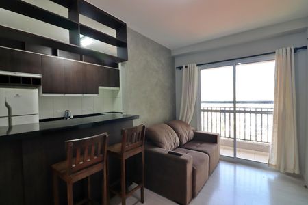 Sala  de apartamento para alugar com 2 quartos, 54m² em Vila Aurea, São Bernardo do Campo