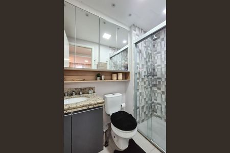 Banheiro Social de apartamento para alugar com 1 quarto, 42m² em Jardim Olavo Bilac, São Bernardo do Campo