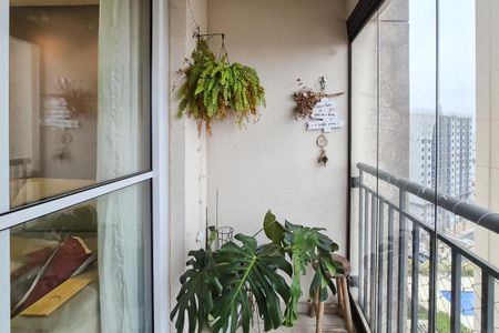 Varanda da Sala de apartamento para alugar com 1 quarto, 42m² em Jardim Olavo Bilac, São Bernardo do Campo