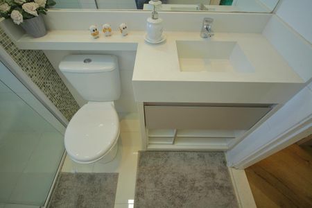 Apartamento à venda com 107m², 3 quartos e 2 vagasBanheiro da Suíte 