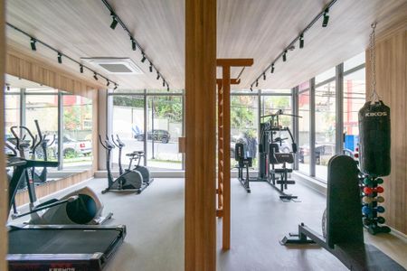 Studio para alugar com 24m², 1 quarto e sem vaga Studio para alugar com 24m², 1 quarto e sem vagaAcademia