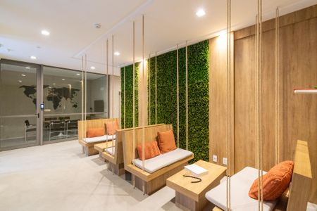 Studio para alugar com 24m², 1 quarto e sem vaga Studio para alugar com 24m², 1 quarto e sem vagaHall