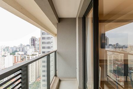 Varanda de kitnet/studio à venda com 1 quarto, 26m² em Pompeia, São Paulo
