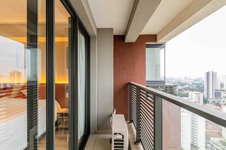 Varanda de kitnet/studio à venda com 1 quarto, 26m² em Pompeia, São Paulo