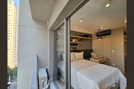 Studio para alugar com 25m², 1 quarto e sem vaga Studio para alugar com 25m², 1 quarto e sem vagaVaranda