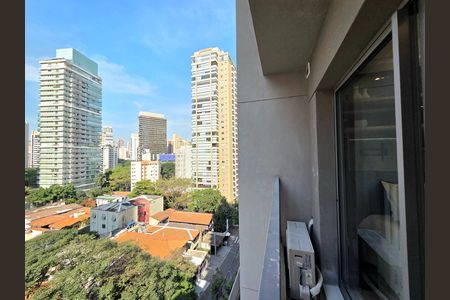 Studio para alugar com 25m², 1 quarto e sem vaga Studio para alugar com 25m², 1 quarto e sem vagaVaranda