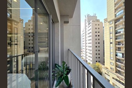 Studio para alugar com 25m², 1 quarto e sem vaga Studio para alugar com 25m², 1 quarto e sem vagaVaranda