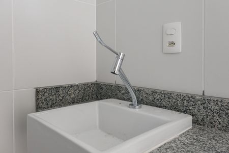 Banheiro de kitnet/studio à venda com 1 quarto, 44m² em Morumbi, São Paulo