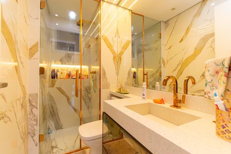 Apartamento à venda com 85m², 3 quartos e 1 vaga Apartamento à venda com 85m², 3 quartos e 1 vagaBanheiro social