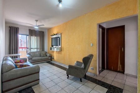 Sala  de apartamento para alugar com 2 quartos, 87m² em Aviação, Praia Grande