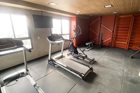 Studio para alugar com 27m², 1 quarto e sem vaga Studio para alugar com 27m², 1 quarto e sem vagaAcademia