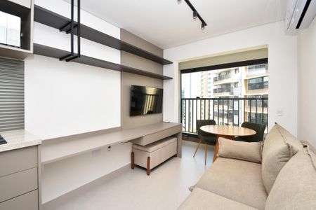 Studio para alugar com 27m², 1 quarto e sem vaga Studio para alugar com 27m², 1 quarto e sem vagaSala