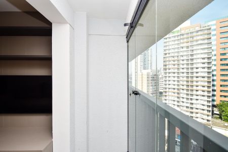 Studio para alugar com 27m², 1 quarto e sem vaga Studio para alugar com 27m², 1 quarto e sem vagavaranda Sala de jantar