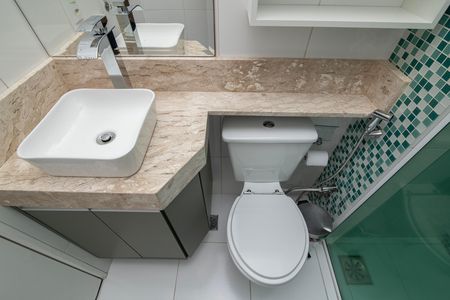 Apartamento para alugar com 49m², 3 quartos e 1 vaga Apartamento para alugar com 49m², 3 quartos e 1 vagaBanheiro